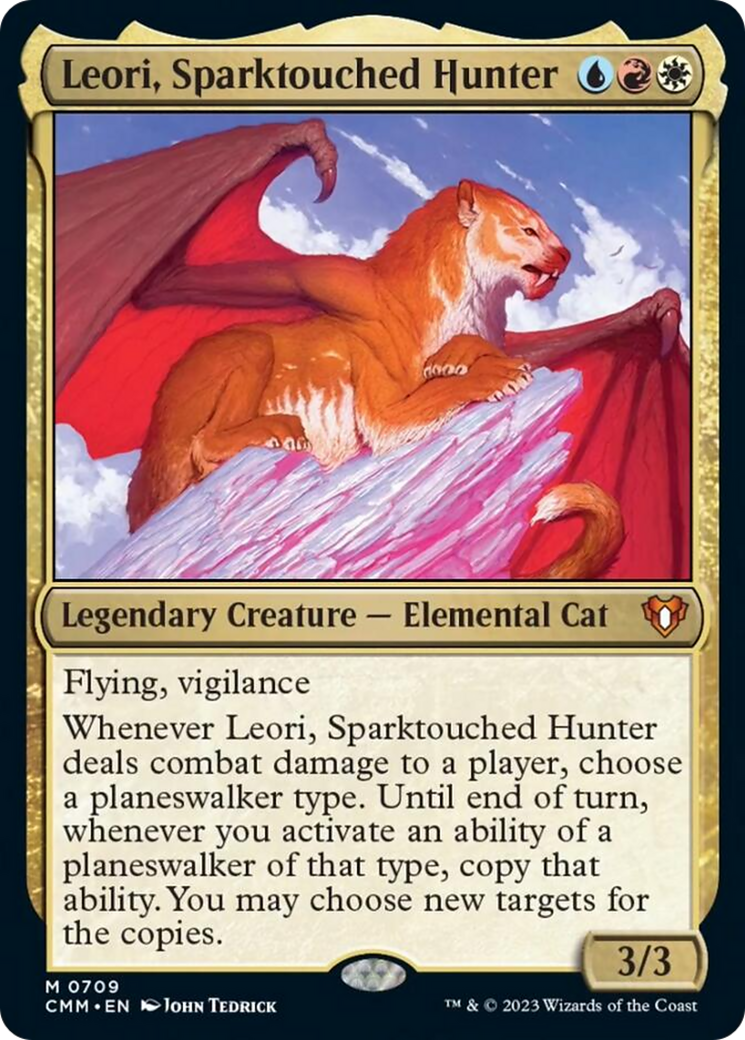 Leori, Sparktouched Hunter [Commander Masters] | Good Games Morley