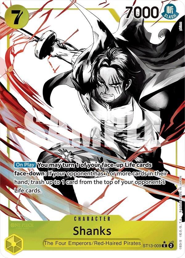 Shanks ST13-009 (Ultra Deck: The Three Brothers)  - Parallel Foil | Good Games Morley