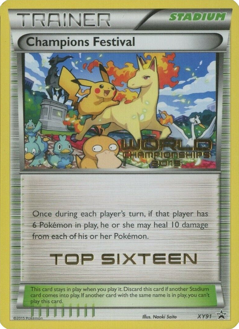 Champions Festival (XY91) (2015 Top Sixteen) [XY: Black Star Promos] | Good Games Morley
