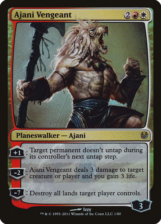 Ajani Vengeant 1/80 (Duel Decks: Ajani vs. Nicol Bolas)  - Foil | Good Games Morley