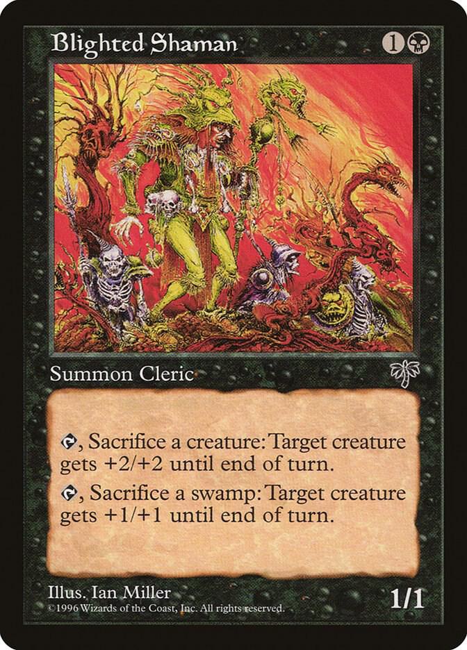 Blighted Shaman 107/350 (Mirage)  | Good Games Morley