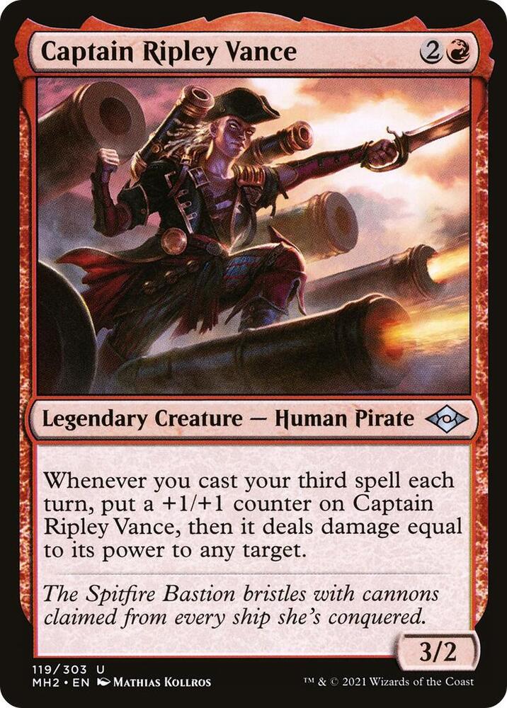 Captain Ripley Vance 119 (Modern Horizons 2)  - Foil | Good Games Morley