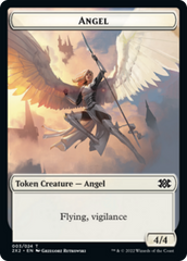 Zombie // Angel Double-Sided Token [Double Masters 2022 Tokens] | Good Games Morley