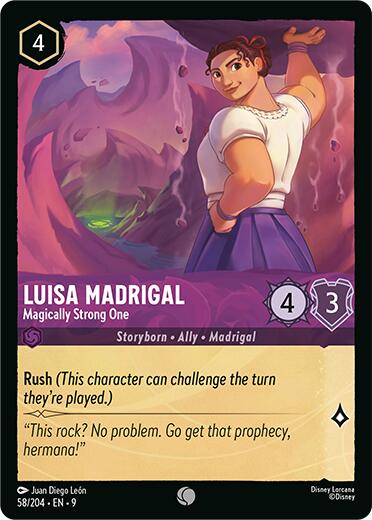 Luisa Madrigal - Magically Strong One (58/204) [Fabled] | Good Games Morley