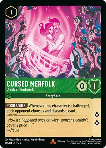 Cursed Merfolk - Ursula's Handiwork (71/204) [Fabled] | Good Games Morley