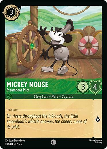 Mickey Mouse - Steamboat Pilot (80/204) [Fabled] | Good Games Morley