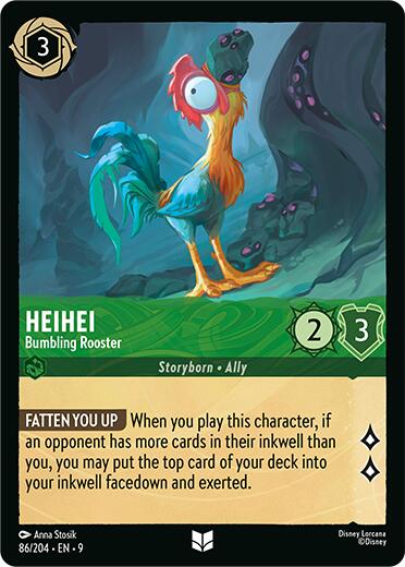 Heihei - Bumbling Rooster (86/204) [Fabled] | Good Games Morley