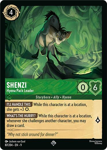 Shenzi - Hyena Pack Leader (87/204) [Fabled] | Good Games Morley