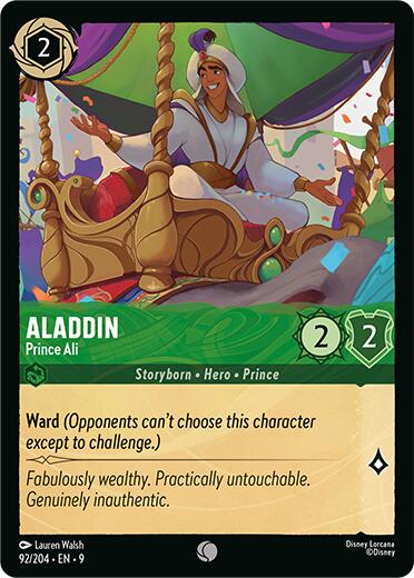 Aladdin - Prince Ali (92/204) [Fabled] | Good Games Morley