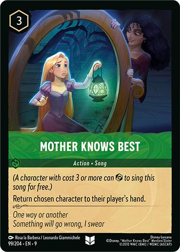 Mother Knows Best (99/204) [Fabled] | Good Games Morley