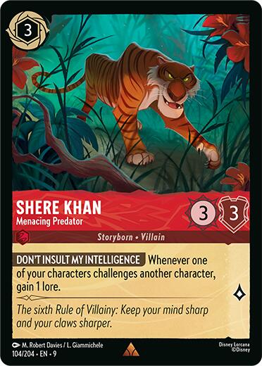Shere Khan - Menacing Predator (104/204) [Fabled] | Good Games Morley