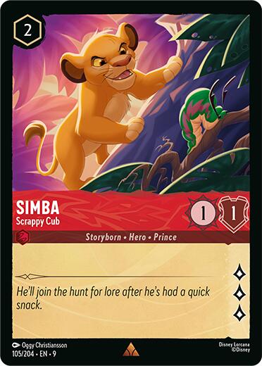 Simba - Scrappy Cub (105/204) [Fabled] | Good Games Morley