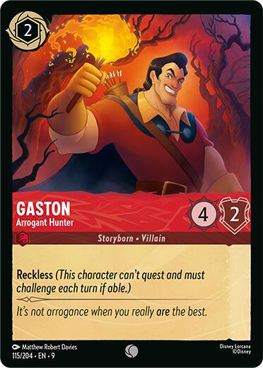 Gaston - Arrogant Hunter (115/204) [Fabled] | Good Games Morley
