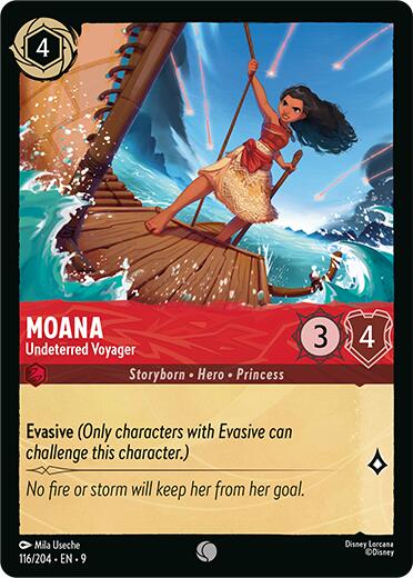 Moana - Undeterred Voyager (116/204) [Fabled] | Good Games Morley