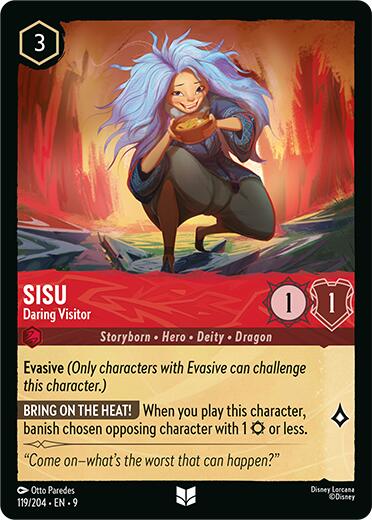 Sisu - Daring Visitor (119/204) [Fabled] | Good Games Morley