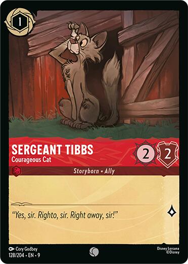 Sergeant Tibbs - Courageous Cat (128/204) [Fabled] | Good Games Morley