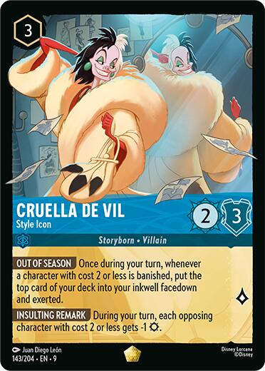 Cruella De Vil - Style Icon (143/204) [Fabled] | Good Games Morley