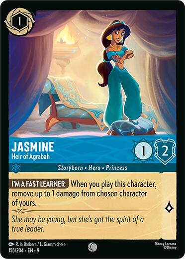 Jasmine - Heir of Agrabah (155/204) [Fabled] | Good Games Morley