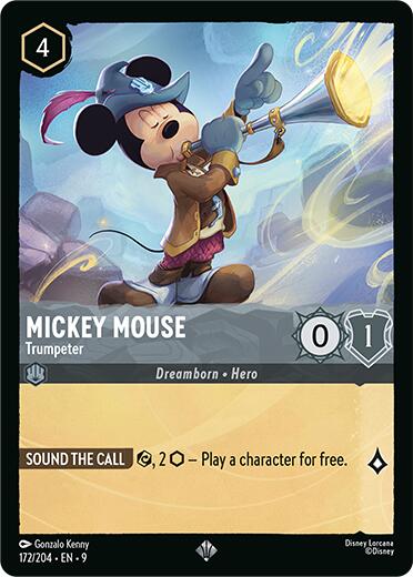 Mickey Mouse - Trumpeter (172/204) [Fabled] | Good Games Morley