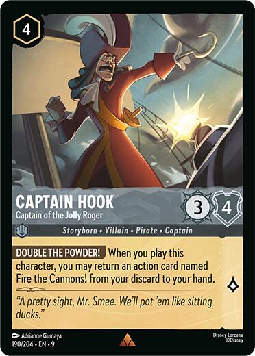 Captain Hook - Captain of the Jolly Roger (190/204) [Fabled] | Good Games Morley