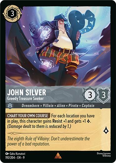John Silver - Greedy Treasure Seeker (192/204) [Fabled] | Good Games Morley