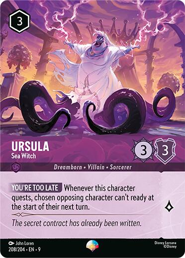 Ursula - Sea Witch (Epic) (208/204) [Fabled] | Good Games Morley
