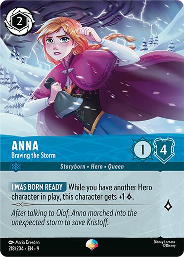 Anna - Braving the Storm (Epic) (218/204) [Fabled] | Good Games Morley