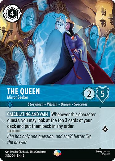 The Queen - Mirror Seeker (Epic) (219/204) [Fabled] | Good Games Morley