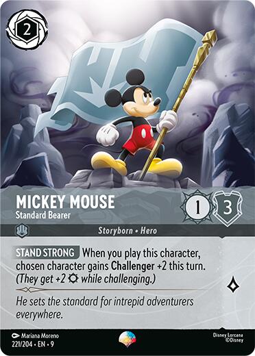 Mickey Mouse - Standard Bearer (Epic) (221/204) [Fabled] | Good Games Morley