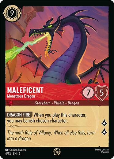 Maleficent - Monstrous Dragon (Store Championship Participant) (4/P3) [Promo Cards] | Good Games Morley