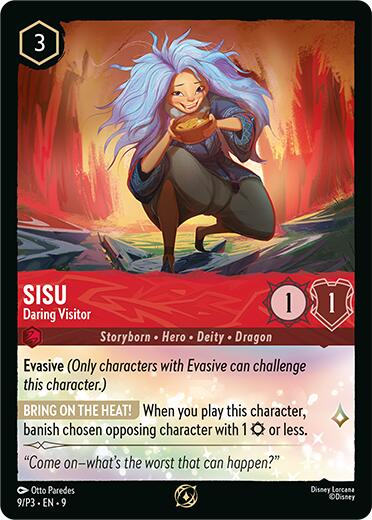 Sisu - Daring Visitor (9/P3) [Promo Cards] | Good Games Morley
