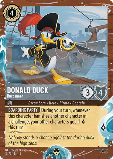 Donald Duck - Buccaneer (Disney Cruise Promo) (15/P3) [Promo Cards] | Good Games Morley