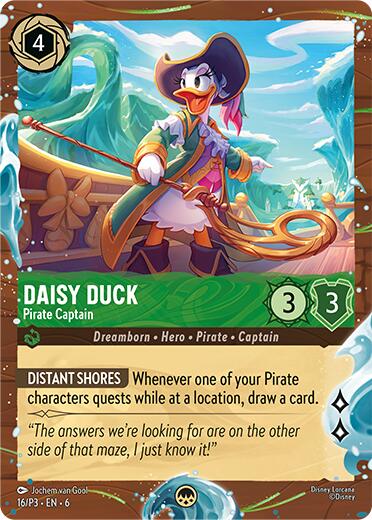 Daisy Duck - Pirate Captain (Disney Cruise Promo) (16/P3) [Promo Cards] | Good Games Morley