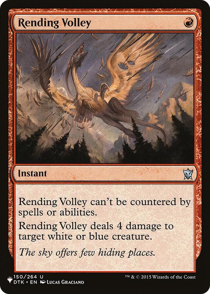 Rending Volley DTK-150/5075 (The List Reprints)  | Good Games Morley