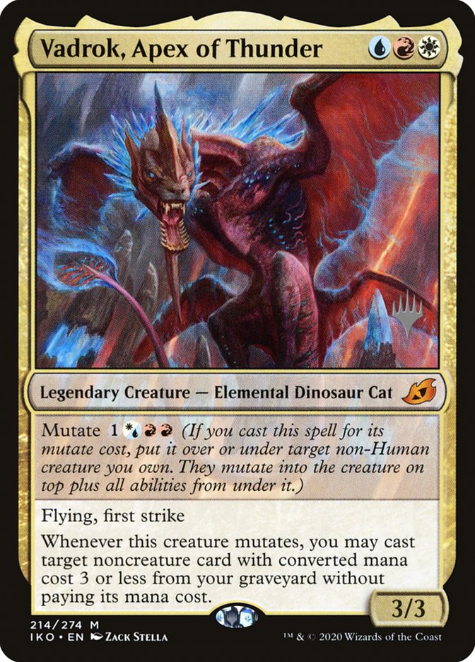Vadrok, Apex of Thunder (Promo Pack) [Ikoria: Lair of Behemoths Promos] | Good Games Morley