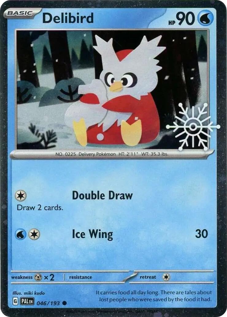Delibird (046/193) (Holiday Calendar) [Miscellaneous Cards] | Good Games Morley