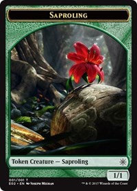 Saproling // Treasure (007) Double-Sided Token [Explorers of Ixalan Tokens] | Good Games Morley