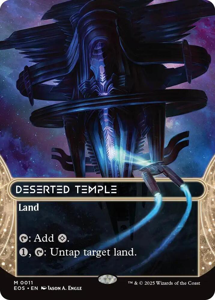 Deserted Temple  11/45 (Edge of Eternities: Stellar Sights)  - Borderless Foil | Good Games Morley