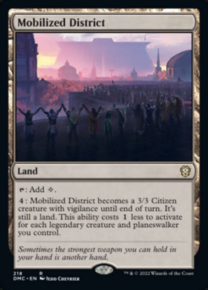 Mobilized District [Dominaria United Commander] | Good Games Morley