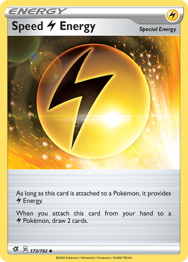 Speed Lightning Energy (173/192) [Sword & Shield: Rebel Clash] | Good Games Morley