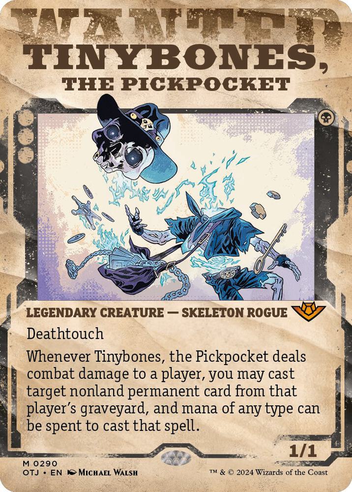 Tinybones, the Pickpocket 290/286 (Outlaws of Thunder Junction)  - Showcase Foil | Good Games Morley