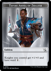 Elemental (2) // Teferi Akosa of Zhalfir Emblem Double-Sided Token [March of the Machine Tokens] | Good Games Morley