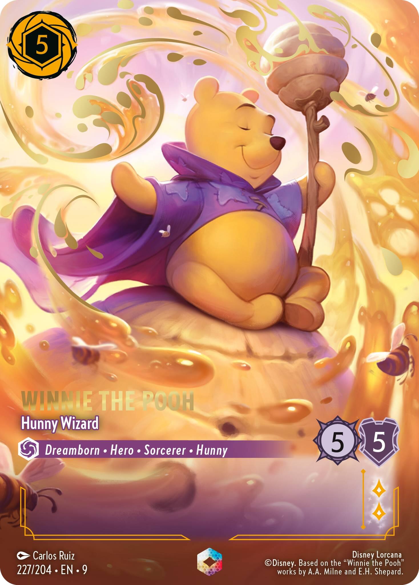 Winnie the Pooh - Hunny Wizard (Enchanted) (227/204) [Fabled] | Good Games Morley