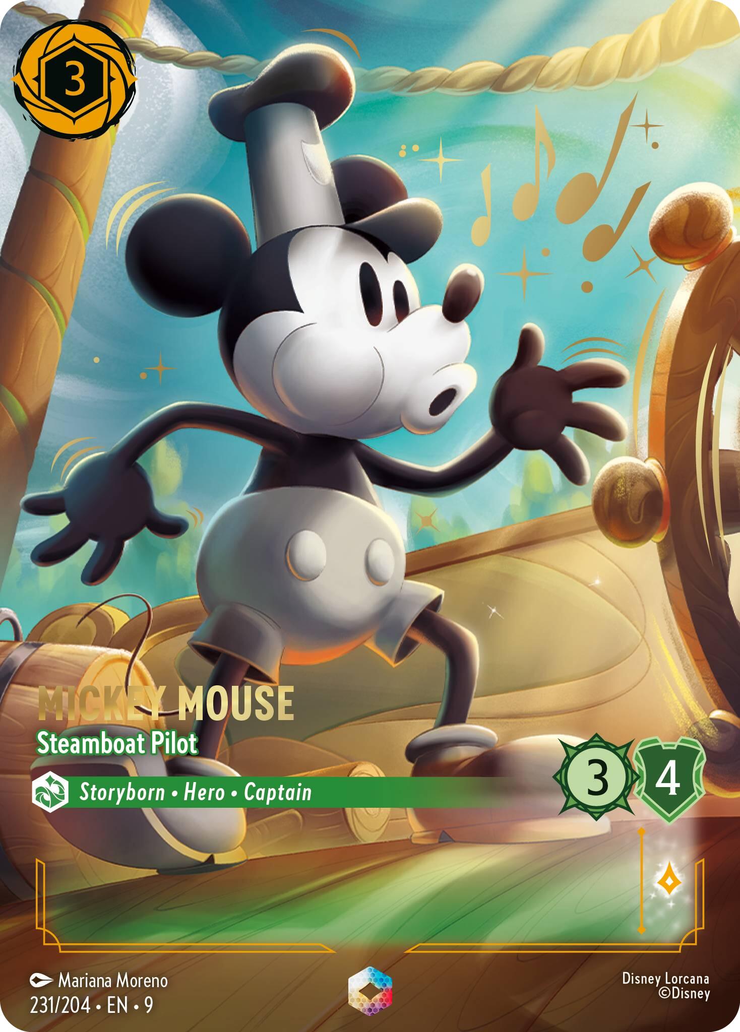 Mickey Mouse - Steamboat Pilot (Enchanted) (231/204) [Fabled] | Good Games Morley