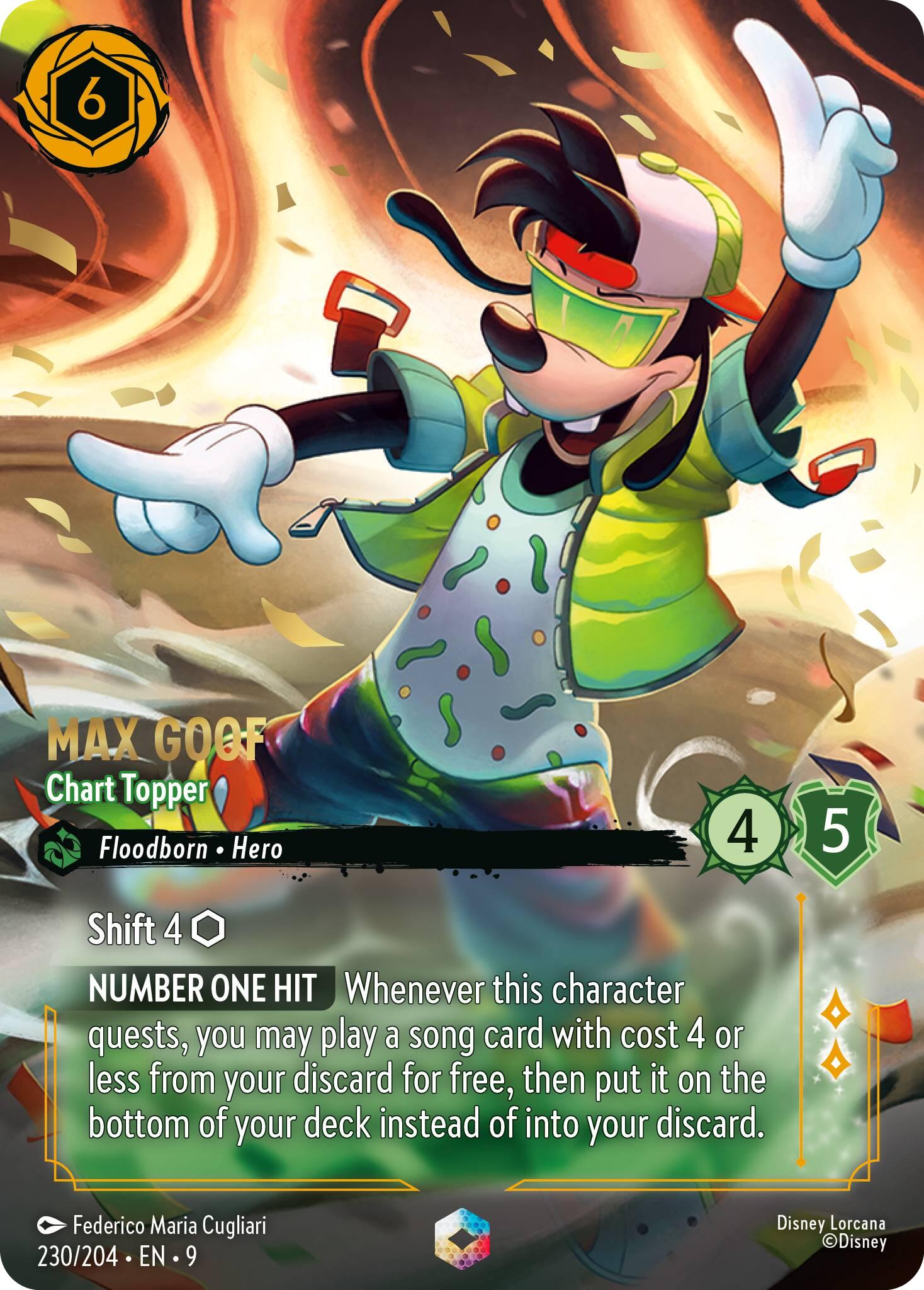 Max Goof - Chart Topper (Enchanted) (230/204) [Fabled] | Good Games Morley