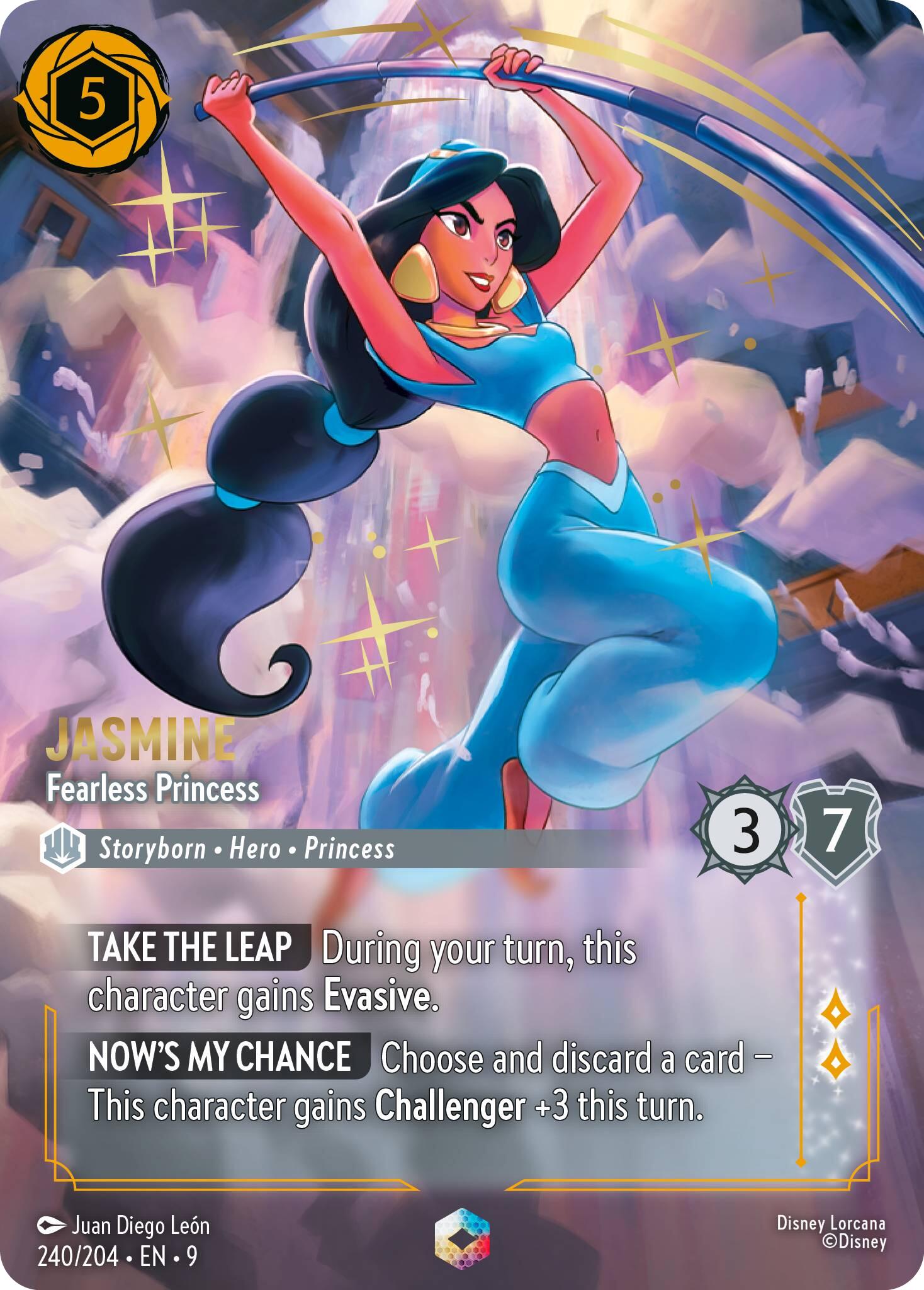 Jasmine - Fearless Princess (Enchanted) (240/204) [Fabled] | Good Games Morley
