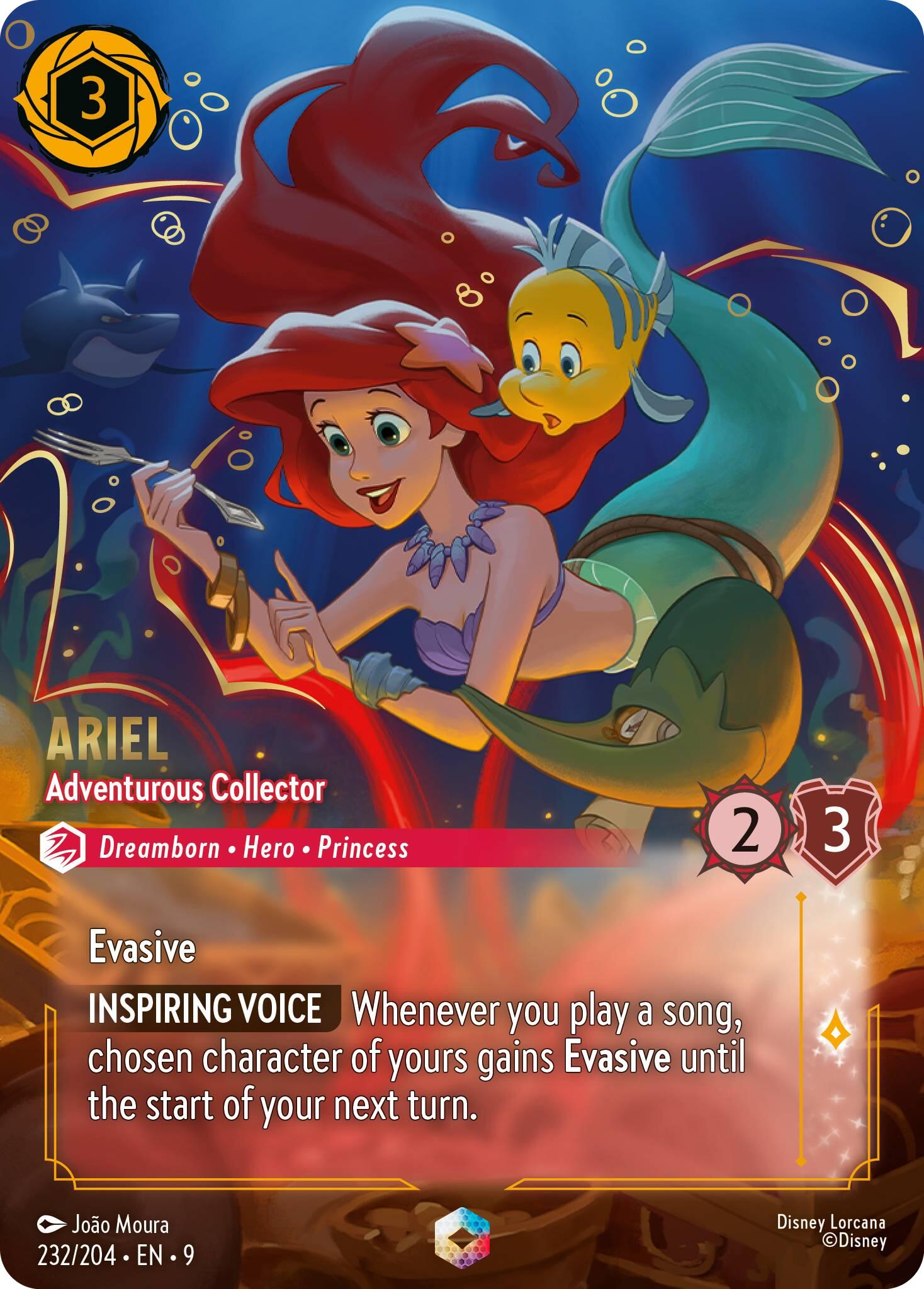 Ariel - Adventurous Collector (Enchanted) (232/204) [Fabled] | Good Games Morley