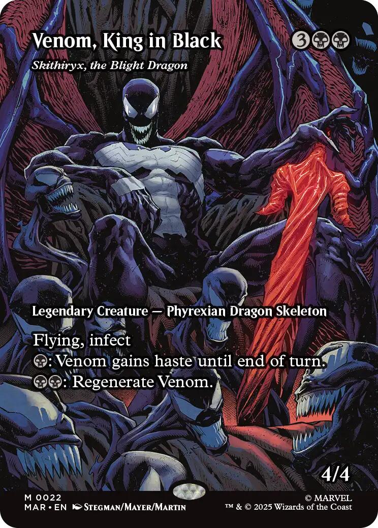Venom, King in Black - Skithiryx, the Blight Dragon (Borderless) [Marvel's Spider-Man: Eternal-Legal] | Good Games Morley