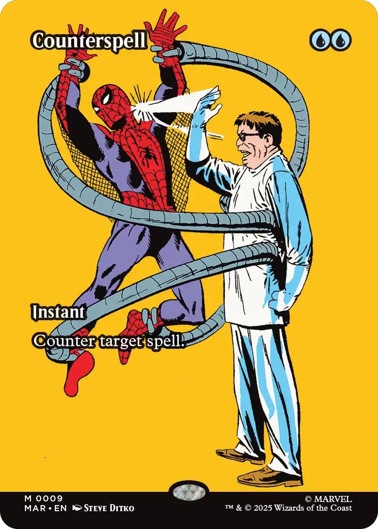 Counterspell (Borderless) [Marvel's Spider-Man: Eternal-Legal] | Good Games Morley