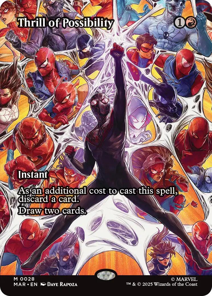 Thrill of Possibility (Borderless) [Marvel's Spider-Man: Eternal-Legal] | Good Games Morley